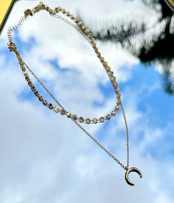 Half moon necklace