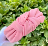 Girls soft fabric knot headbands