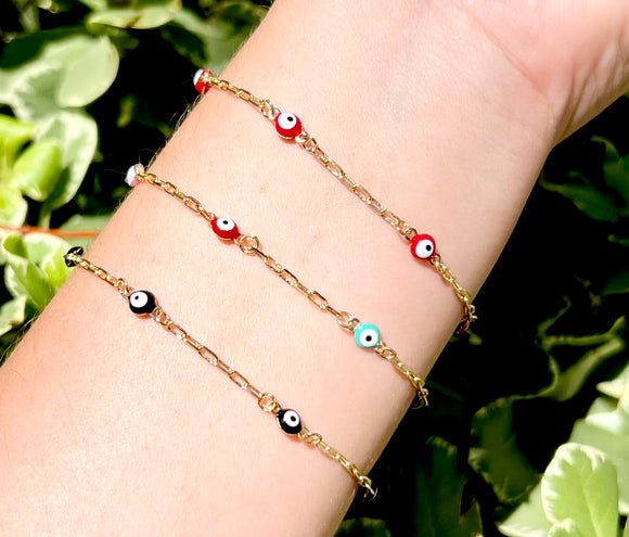 Evil eye bracelets