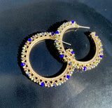 Beaded hoops