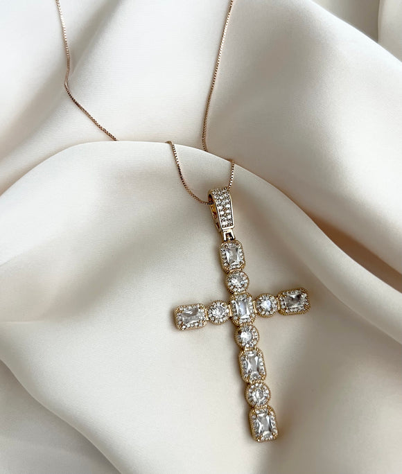 Big cross necklace