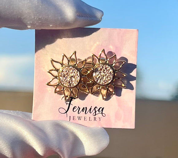 Glitter sun studs